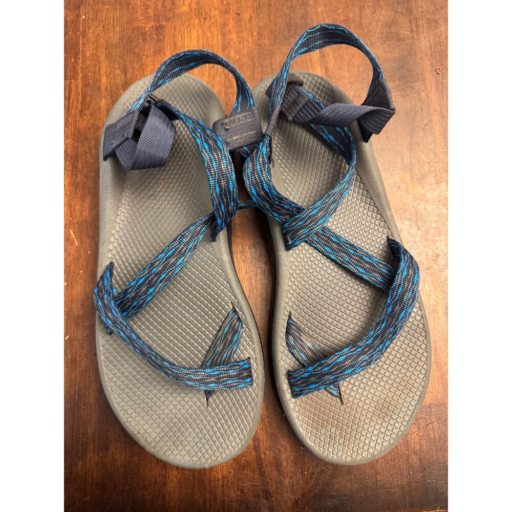 Chaco men's blue and black z/2 classic sport sandals size 12